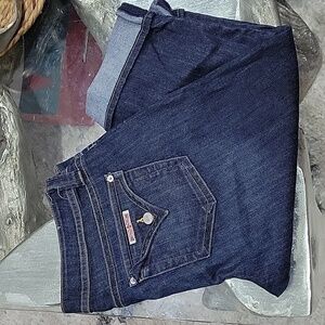 Hudson Malibu Cap Cuffed Capri Jeans sz 32